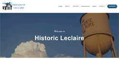 Desktop Screenshot of historic-leclaire.org